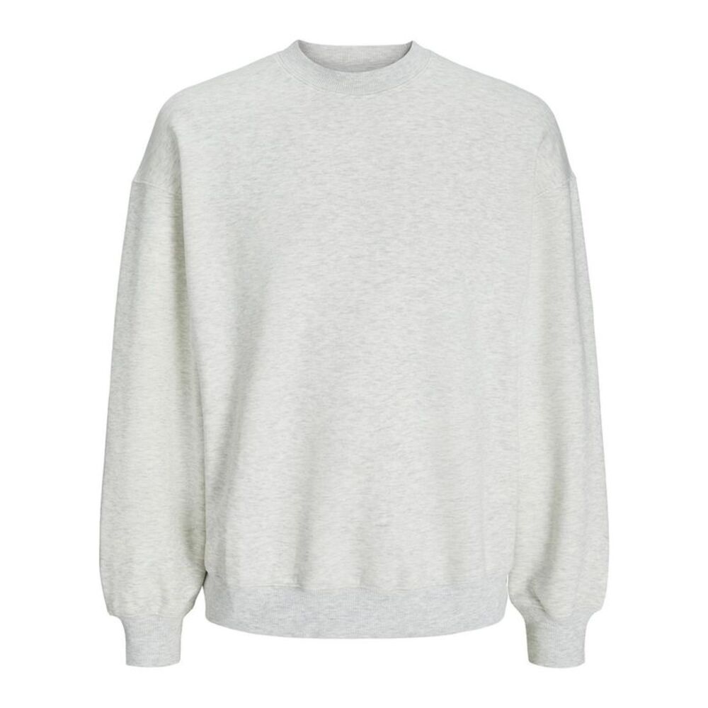 Jack And Jones Mens Urban Edge Brushed Sweatshirt / White Melange